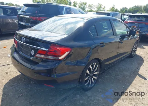 2014 Honda Civic Ex-L from USA, damaged, VIN 19XFB2F98EE034157